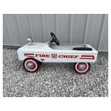 White Fire Truck Pedal Car