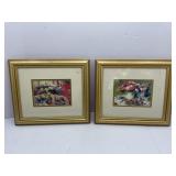 Gold Framed Floral Prints