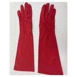 Long Red Gloves