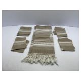 Embroidery Table Scarf with Matching Napkins
