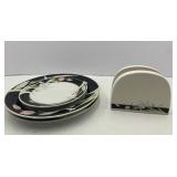Fairfield Fine China Yung Shen Plate Napkin Holder