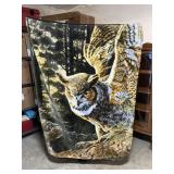 'Evening Hunter' Owl Blanket Design by Al Agnew