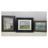 Three Paintings Signed by Ramon Somohano