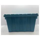 Peytons Blue Flip Top Storage Tote