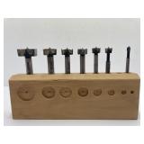 Ryobi Forstner Drill Bits in Custom Wood Storage