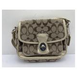 Coach Signature Penny Flap Turnlock Bag