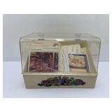 Recipe Box with Recipe Cards