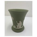 Green Wedgwood Vase Made in England