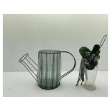 Watering Can Vase and Hanging Bottle Vase