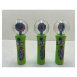 Spinning Light-Up Globes Hand Held Battery Operate