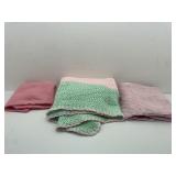 Hand Crochet Baby Blanket and Pink Baby Blankets