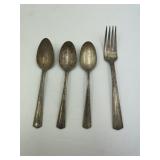 Blue Boar Silverware: Spoons and Fork