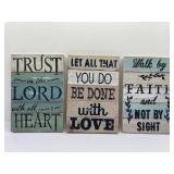 Religious Wooden Wall Hangings