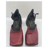 Nine West Cloud Nine Black Chunky Wedge Heel