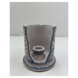 Berardos Blue and White Candle Holder