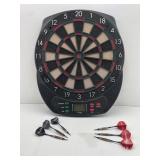 Halex Electronic Dart Board with 3 Red and 3