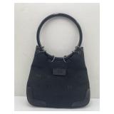 Y2K Tommy Hilfiger Black Monogram Canvas Handbag