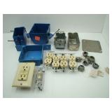 Electrical Supplies: Sockets, Boxes, Light Switch