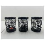 Spider Web Tea Light Candle Holders