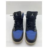 Air Jordan Blue and Black Nike Athletic Shoes