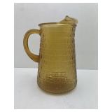 Amber Water Pitcher