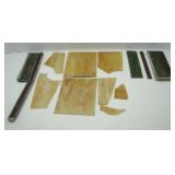 Miscellaneous Pieces of Glass Used in Stained