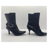 Black CL by Laundry Filene Heeled Boots Size 9.5M