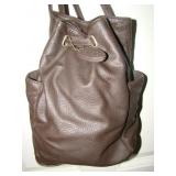 Merona Brown Cinch Sac Back Pack Purse
