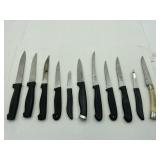 Miscellaneous Lot of Steak and Paring Knives