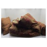 King Size Comforter Matching Throw Pillows