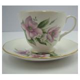 Wood Anemone Duchess Bone China Teacup and Saucer
