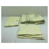 Embroidered Bed Sheet and Two Pillow Shams