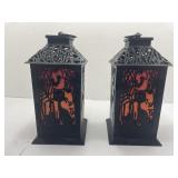 Halloween Light-Up Plastic Lanterns