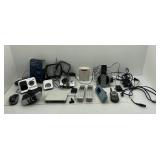 Miscellaneous Lot of Telephones Routers & Cords