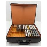 Cassette Holder Case with Tapes
