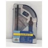 Math Set: Protractor Ruler Compass Pencil Eraser