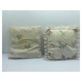 Embroidered Throw Pillows