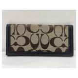 Coach Slim Checkbook Wallet