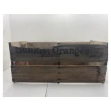 Sunkist Oranges Crate 26"x12"x11"
