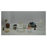 Miscellaneous Lot of Candle Holders, Snuffers and