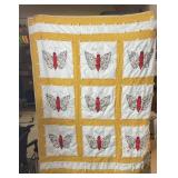 Butterfly Lap Quilt 43"x54"