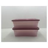 Tamor Pink Shoe Box Totes