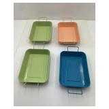 Metal Trays with Handles