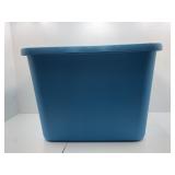 Sterilite 20 Gallon Blue Storage Tote