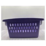 Purple Laundry Basket with Handles