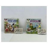 Walt Disney Cassette Tapes with Read Along Books