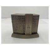 Banthrico Architectural Coin Bank Cast in Metal