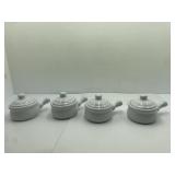 Set of 4 Soup Bowls with Lids