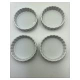 Set of 4 Fluted Tart Baking Dishes