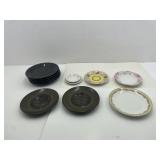 Miscellaneous Lot of Plates: Black and Decorative